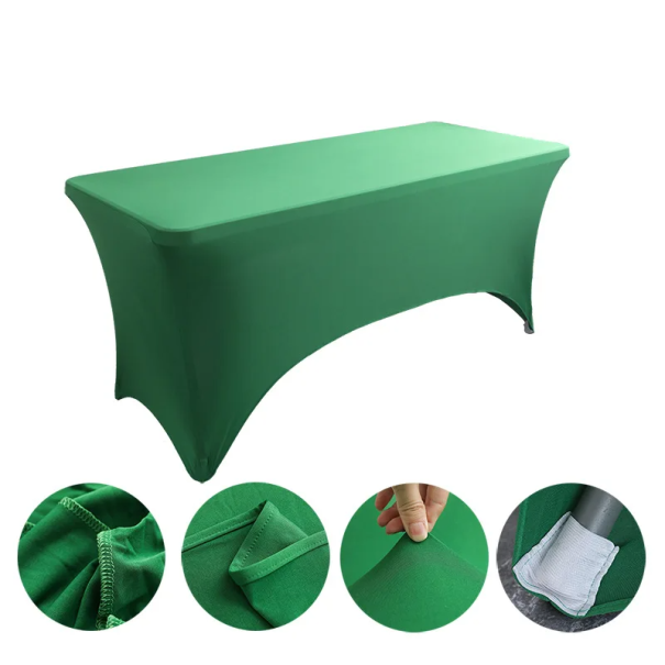 Housse élastique pour lit de maquillage 183 cm Housse stretch Chaise cosmétique Housse pour table de massage Protecteur de lit Salon de beauté vert
