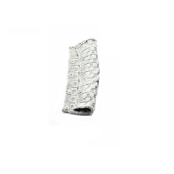 Housse en tricot pour écouteurs gris