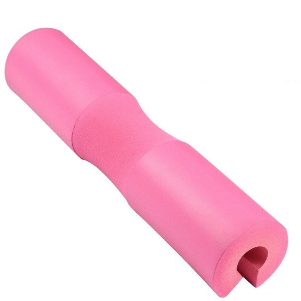 Housse pour barre de musculation rose