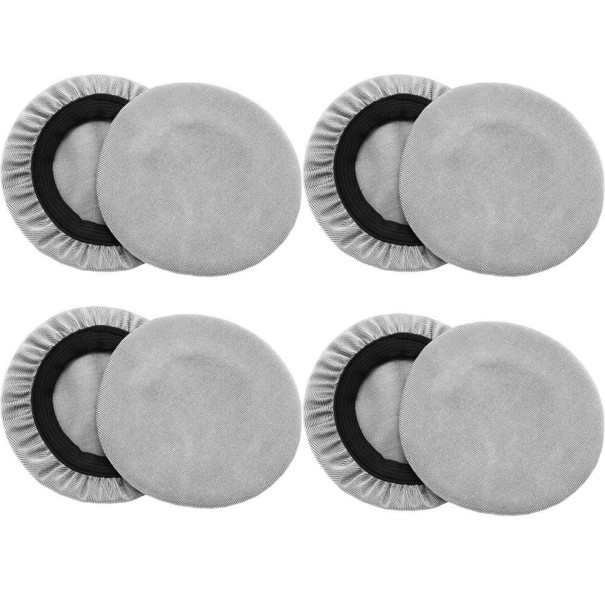 Housses hygiéniques pour écouteurs 10 cm 4 pcs gris