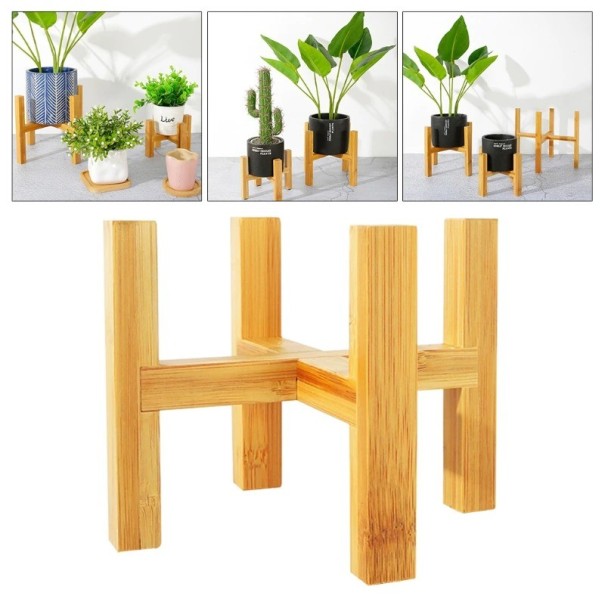 Houten bloemenstandaard G1562
