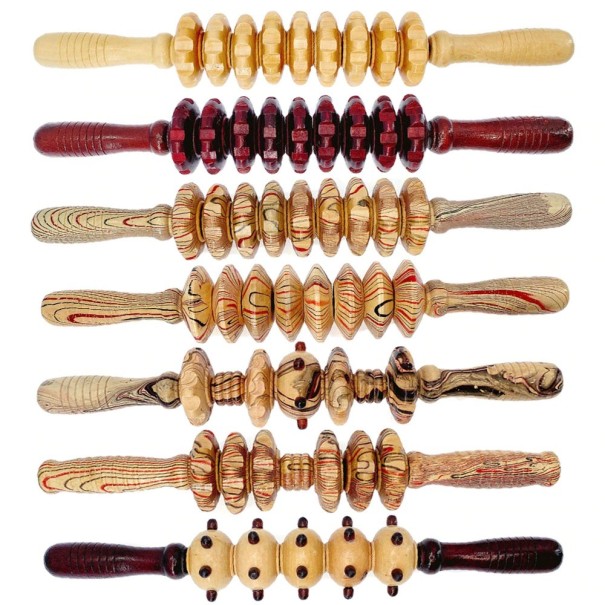 Houten full body massage roller