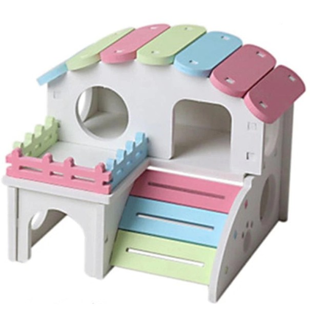 Houten huis voor knaagdieren 3