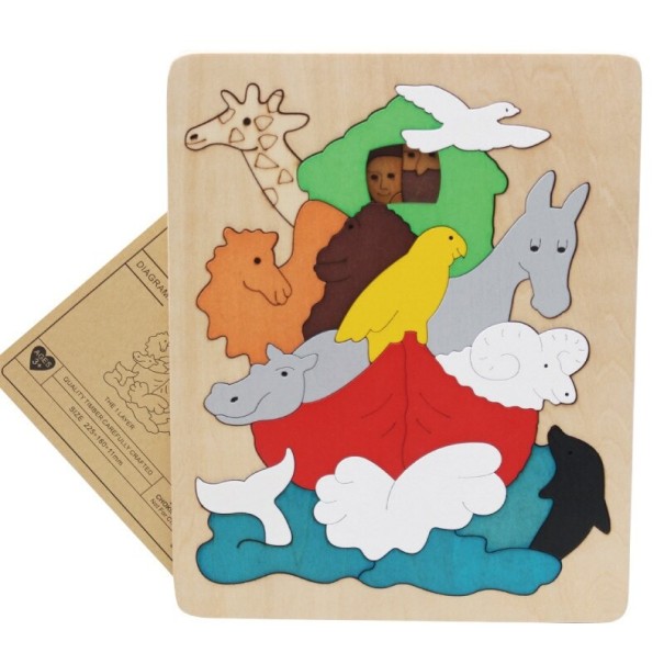 Houten inlegpuzzel 4
