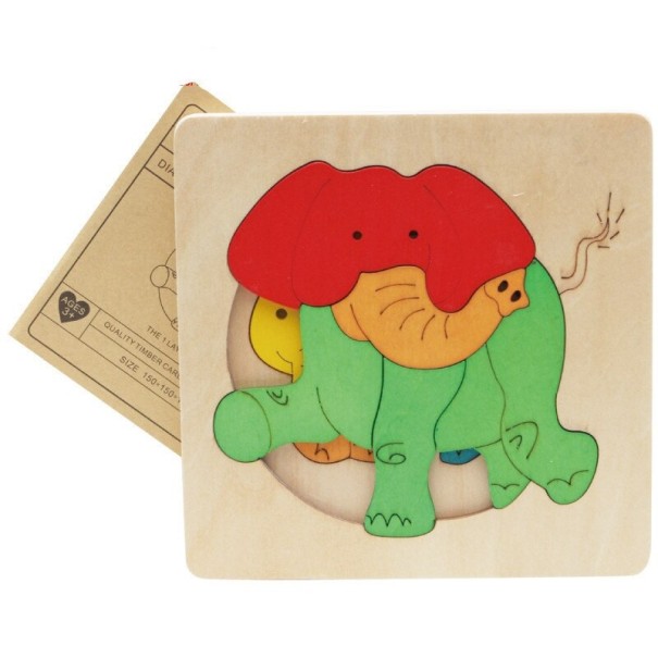 Houten inlegpuzzel 8