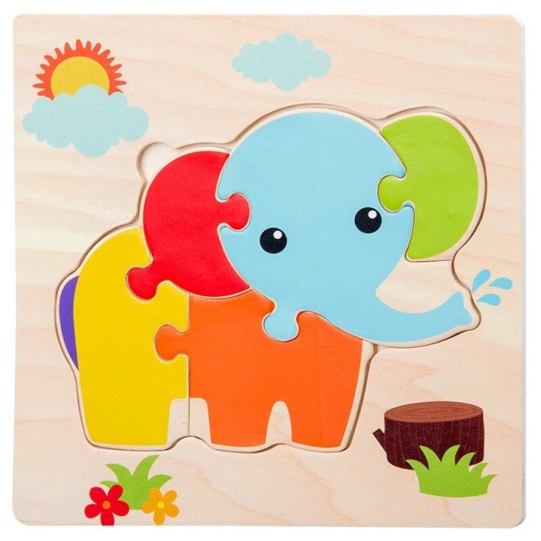 Houten inlegpuzzel Z345 5