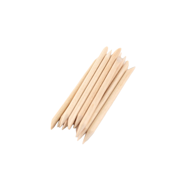 Houten manicurestokjes 10 stuks 7,5 cm