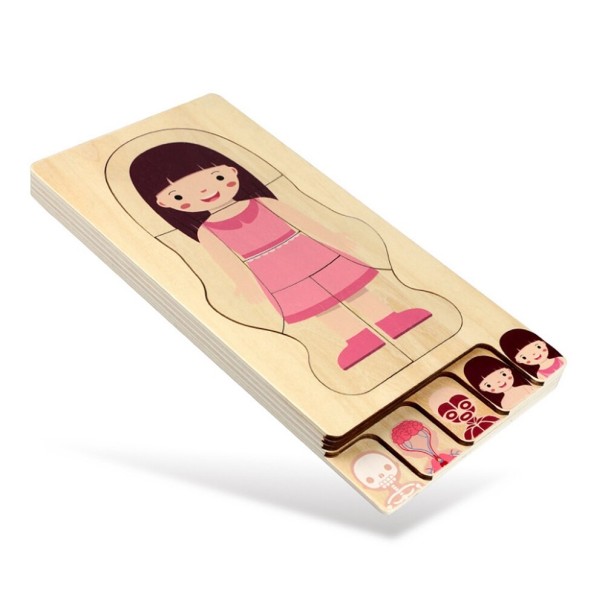 Houten meerlaagse puzzel 2