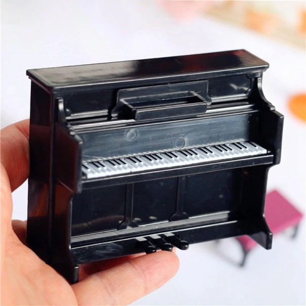 Houten piano voor een pop