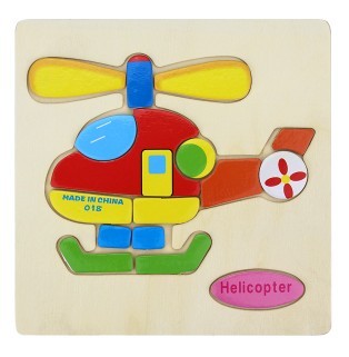 Houten puzzel voor kinderen J629 14
