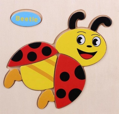 Houten puzzel voor kinderen J630 19