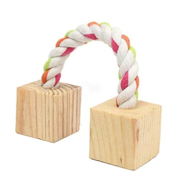 Houten speelgoed voor knaagdieren 8