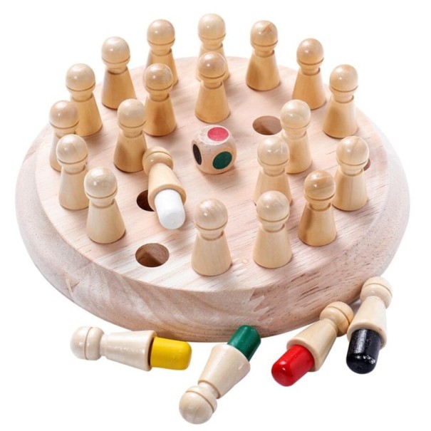 Houten spel Zoek de kleur 1