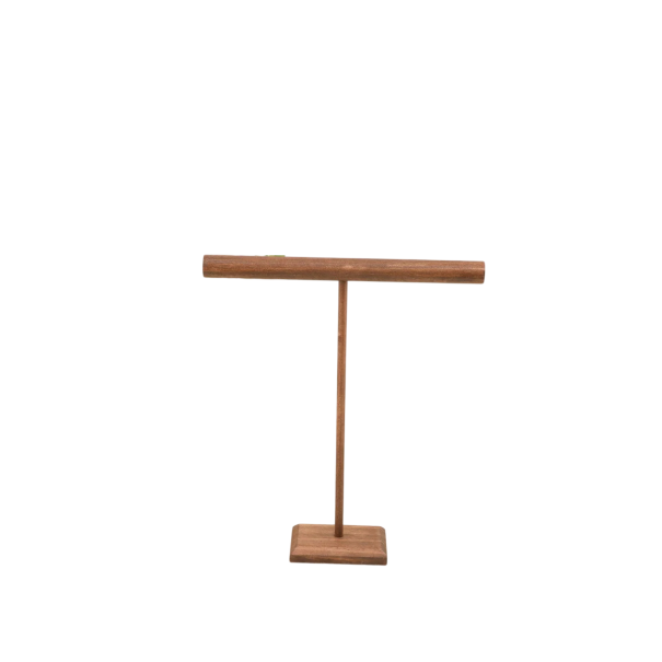 Houten standaard voor armbanden en horloges 25,5 × 29 cm Bureauhouder voor sieraden van hout organizer voor armbanden kettingen 1