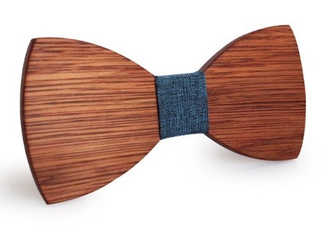 Houten vlinderdas J633 1