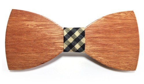 Houten vlinderdas J640 1