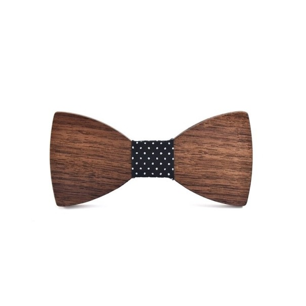Houten vlinderdas voor jongens T1490 4