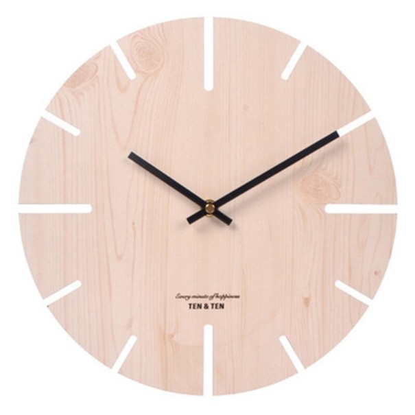 Houten wandklok 1