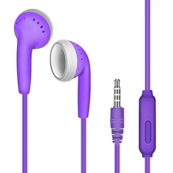 Hovedtelefoner 3,5 mm jackstik K1805 lilla