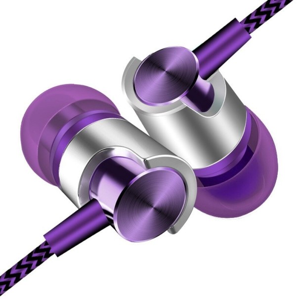 Hovedtelefoner 3,5 mm jackstik K2048 lilla