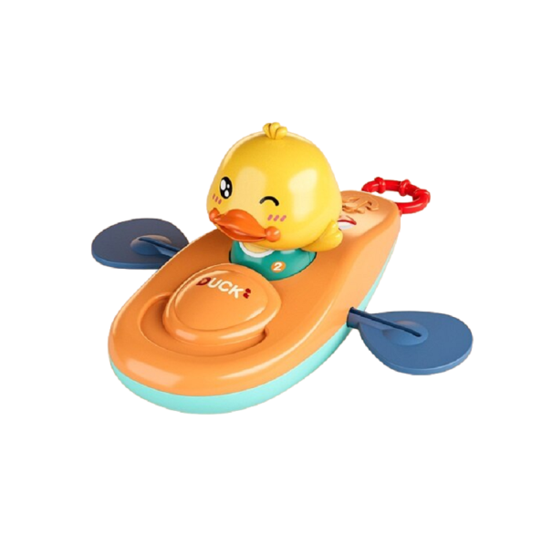 Hračka do vody - Natahovací loďka s kachnou 1