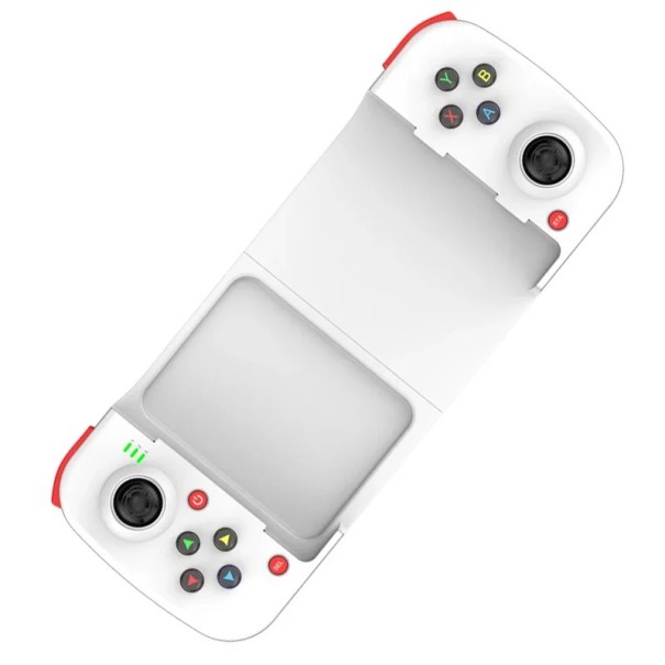 Huawei D3 Bluetooth 5.0 draadloze intrekbare controller voor Android, iOS, pc, PS4 en Switch. Verkrijgbaar in zwart, wit of blauw-rood. wit