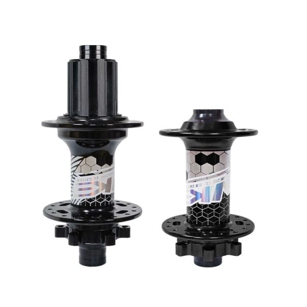 Hub for Bicycle 32 Holes HG 8–12 Speeds 12x148 mm 15x110 mm 6 Pawls 120 Engagements for MTB Wheelsets Front and Rear black
