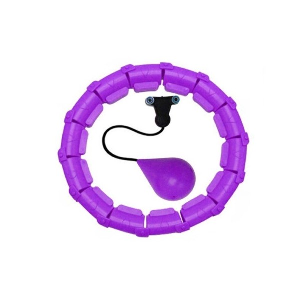 Hula Hoop cu greutăți de 130 cm violet