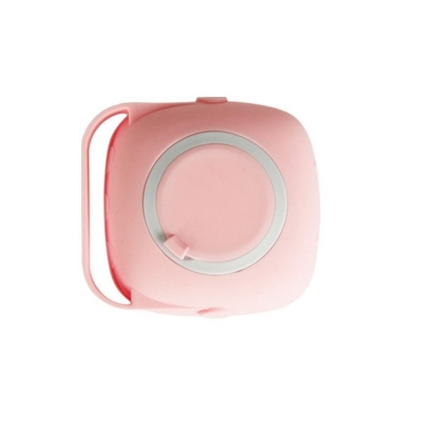 Hundevaskebørste med shampoodispenser rosa