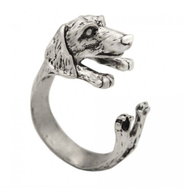 Hundring för män J2230 silver