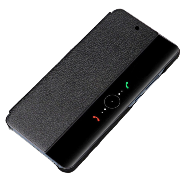 Husa cu clapeta Smart Clear View pentru Huawei P20 Lite negru