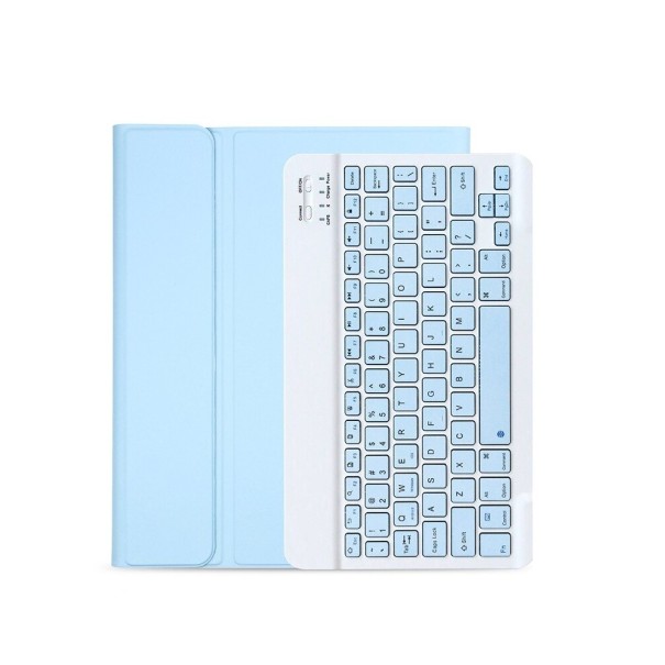 Husa cu tastatura pentru Apple iPad mini 4/5 albastru deschis