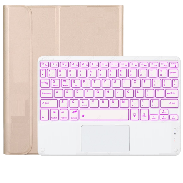 Husă cu tastatură și stilou pentru Apple iPad 10,2" (a șaptea generație) 2019 cu iluminare de fundal 6