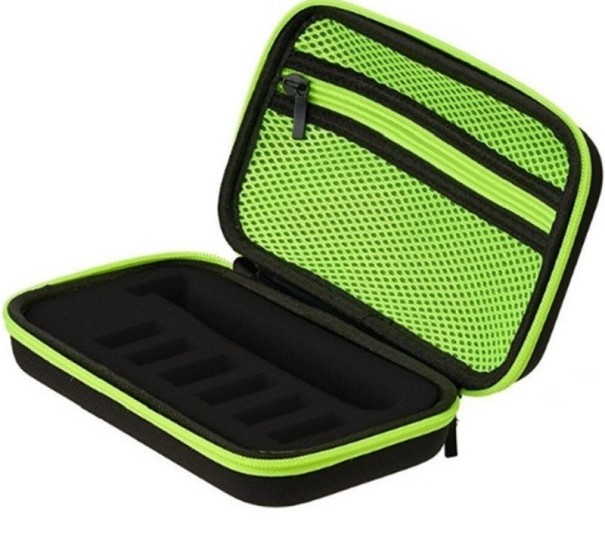 Husă de călătorie pentru mașină, accesorii și lame pentru Philips OneBlade verde