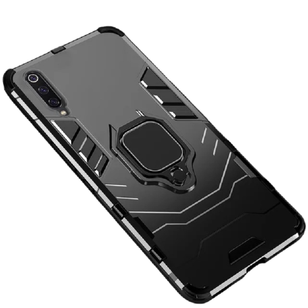 Husa de protectie cu magnet si suport pentru Samsung Galaxy S9 Plus negru