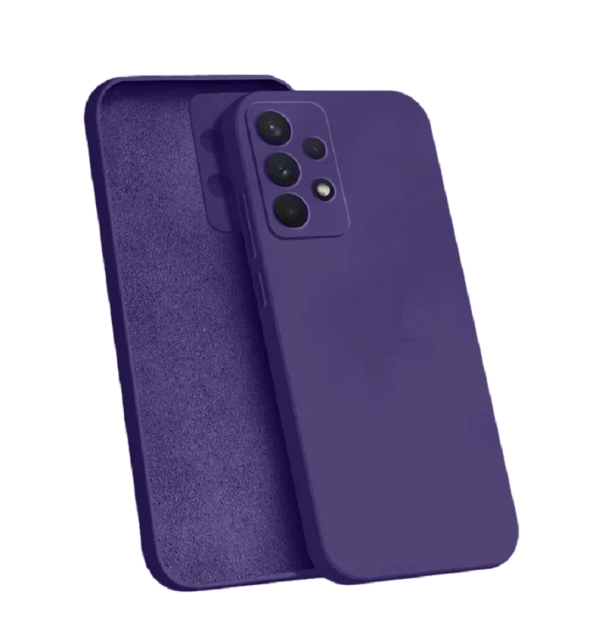 Husa de protectie din silicon pentru Samsung Galaxy S22 Ultra B2017 violet