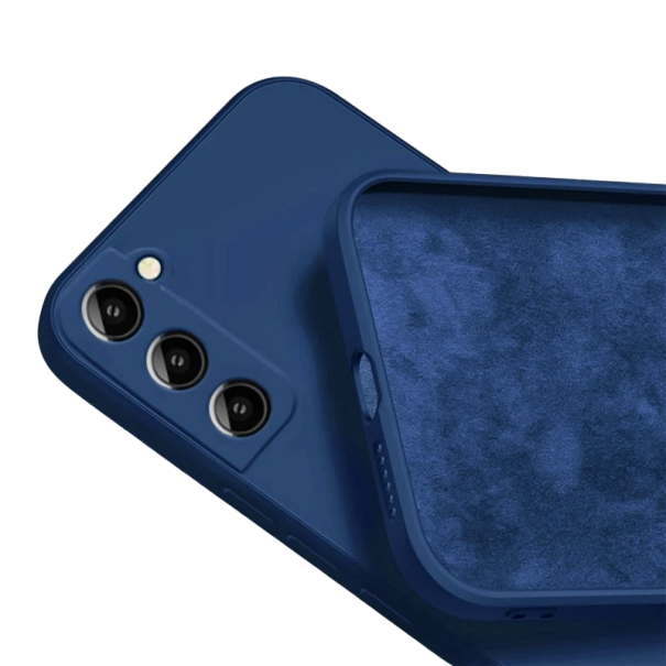 Husa de protectie din silicon pentru Samsung Galaxy S23 Ultra B2052 albastru
