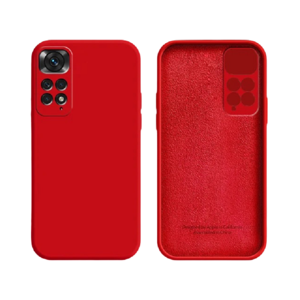 Husa de protectie din silicon pentru Xiaomi Redmi Note 10 roșu