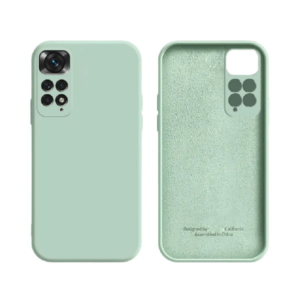 Husa de protectie din silicon pentru Xiaomi Redmi Note 11 Pro turcoaz