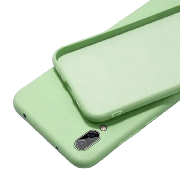 Husa de protectie din silicon pentru Xiaomi Redmi Note 7 Pro verde deschis