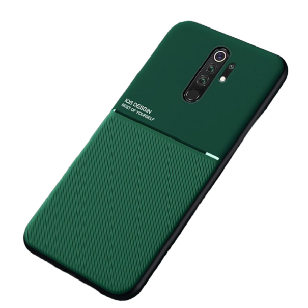 Husa de protectie magnetica pentru Xiaomi Mi 8 Lite verde inchis