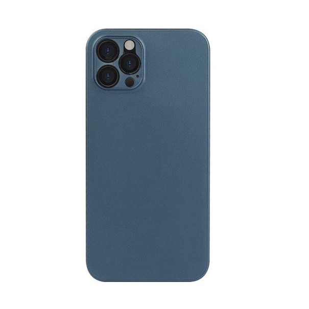 Husa de protectie mata pentru iPhone 12 albastru inchis