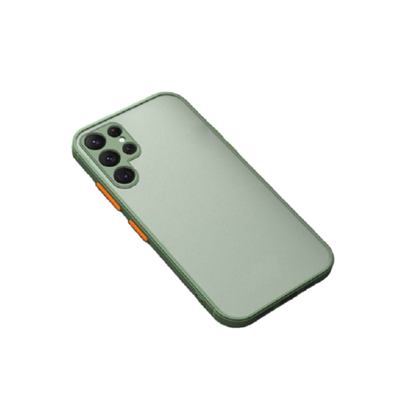 Husa de protectie mata pentru Samsung Galaxy A21s verde armată