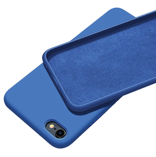 Husa de protectie pentru iPhone SE 2020 albastru