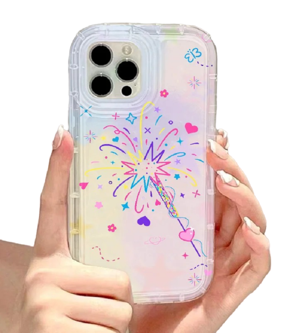 Husa de protectie transparenta cu motiv confetti pentru Samsung Galaxy S22 Ultra 1