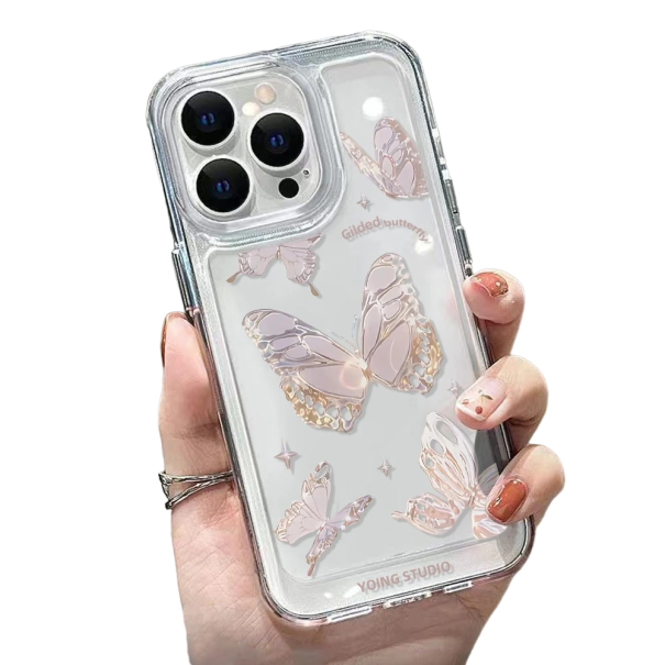 Husa de protectie transparenta cu motiv pentru iPhone 15 Pro 11