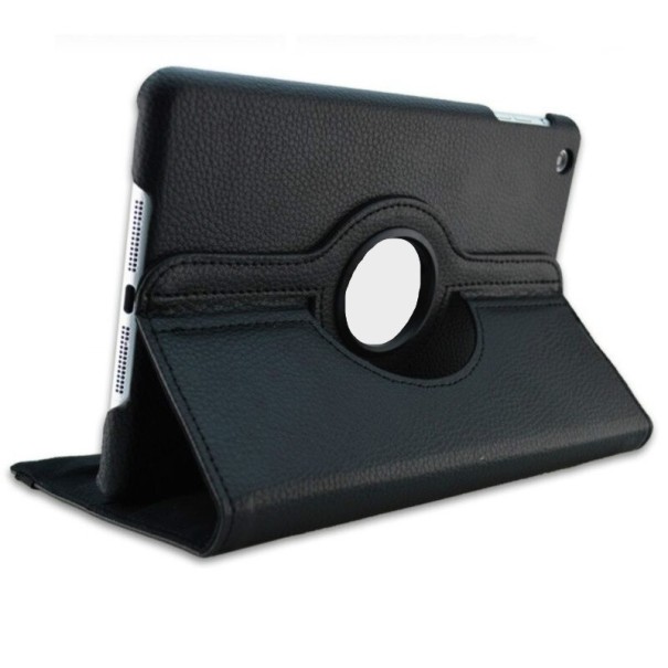 Husă din piele pentru Apple iPad 9,7" (2017/2018) negru