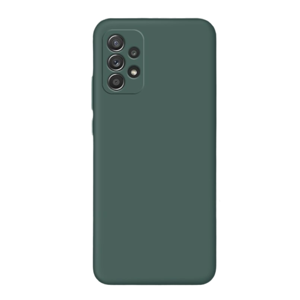 Husa din silicon pentru Samsung Galaxy A32 4G verde inchis