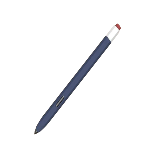 Husa din silicon pentru stilou pentru Samsung Galaxy Tab S6 Lite Depozitare moale de protecție pentru stilou Prindere pe carcasa tabletei Menținere sigură împotriva pierderii albastru inchis