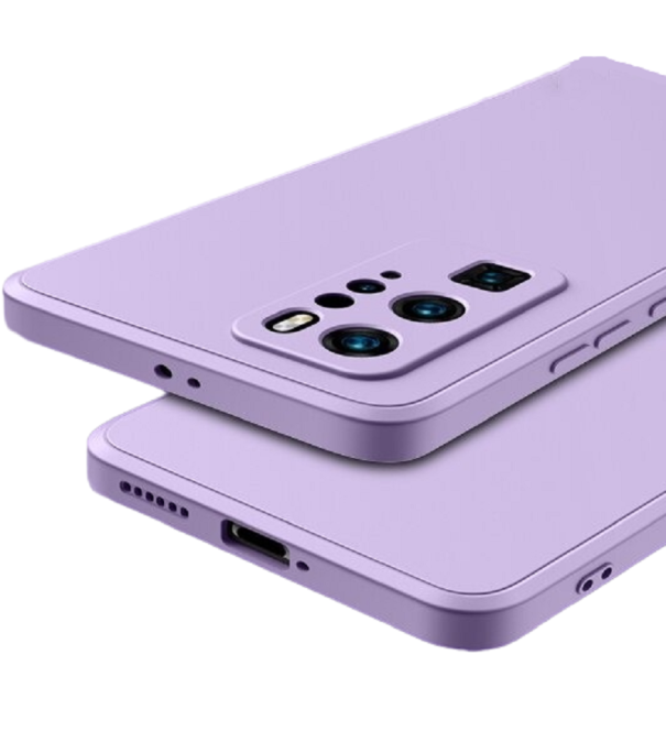 Husa durabila din silicon pentru Huawei Mate 40 violet